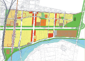 洛陽市東出口地區(qū)控制性詳細(xì)規(guī)劃-總體規(guī)劃圖