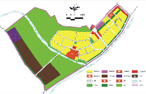 新安縣石寺鎮(zhèn)上孤燈村建設規(guī)劃-總體規(guī)劃圖